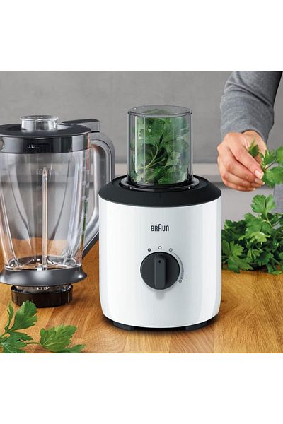Braun PowerBlend 3 Jug blender with Mill (JB3115WH)