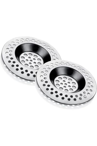 STOREMAX Sink Strainer Sink Strainer Set of 2 8 cm Practical Kitchen Tool Bathroom/Tub Holes Drain