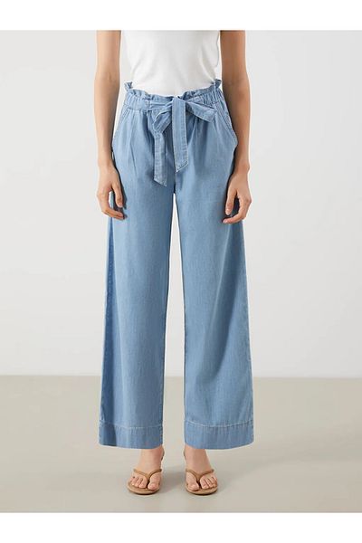 LC Waikiki Lcw Jeans Indigo Buy Elastic Straight Fit Women's Jean Pants