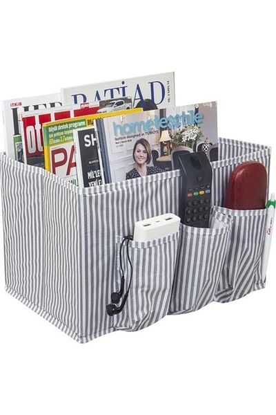 Eldenör Useful Bedside Organizer Multi-Purpose Organizer Storage Box (2 Pieces)