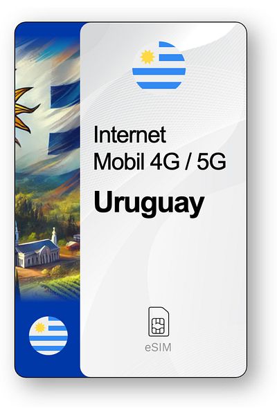 netSIM eSIM Internet Uruguay, valid for 15 days, Unlimited traffic