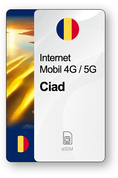 netSIM eSIM Internet Chad, valid for 30 days, 10 GB traffic