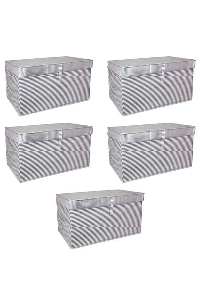Eldenör Multi-Purpose Organizer Box Organizer Velcro Storage Bag Mega Plus Size 40cm X 30cm X 70cm (5 Pieces)