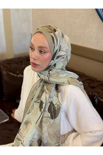 Modakaşmir Σάλι Lina με μοτίβο Navelya