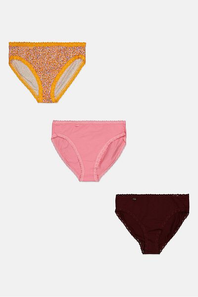 SLOGGI Women 3 Pack Allover Print Briefs, Multicolor