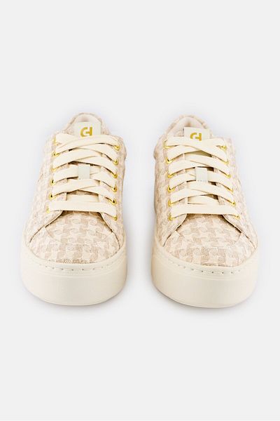 Cole Haan Women Medium Gp Max Platform Lace Up Casual Shoes, Off White