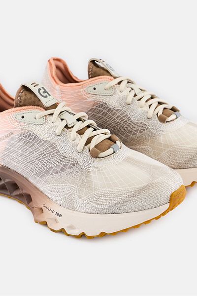 Cole Haan Men Wide Embrostitch Lace Up Running Shoes, Multicolor