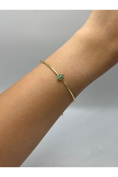 MyladyAccessoriess Leaf Detailed Steel Thin Handcuffs
