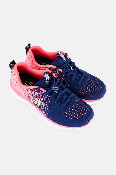 SKECHERS Women Flex Appeal 3,0 Lace Up Outdoor Shoes, Multicolor