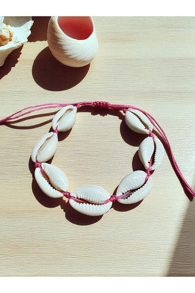 Major Butik Seashell Single Row Tied Bracelet Anklet