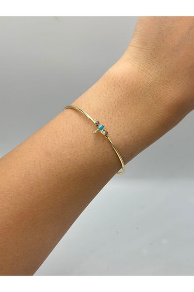 MyladyAccessoriess Colorful Dragonfly Detail Steel Handcuffs