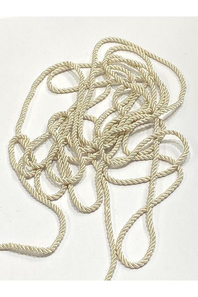 karantuhafiye Flush Cord / 5 mm / 5 Meters / Cream Color