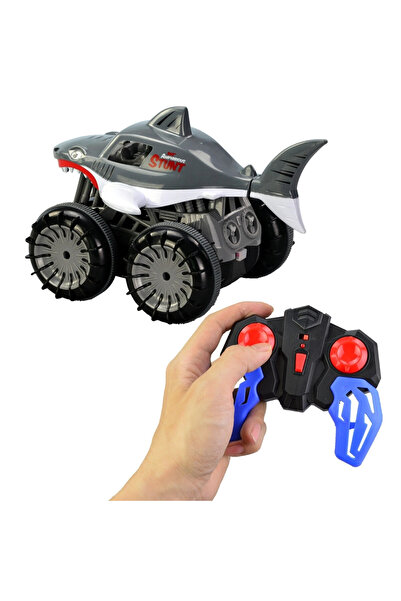 PLAY SPİRE RC Araba Köpekbalığı Karada ve Suda Canavar Araba 4WD Led Işıklı