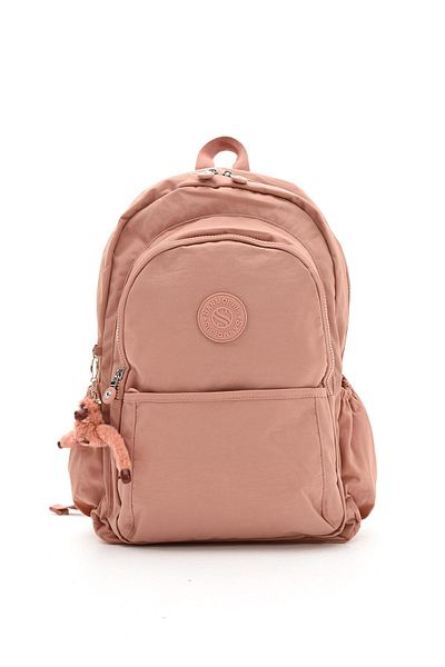 H&D COLLECTİON Unisex Water Resistant Crinkle Fabric Multi-Eye Large Size Navy Blue Color School and Backpack 3015