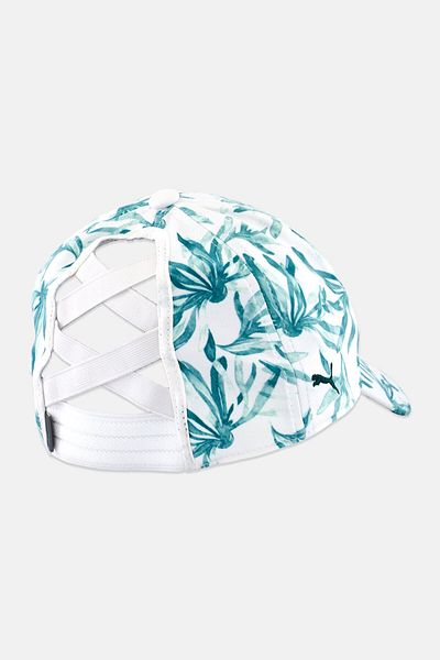 Puma Women Comfort Fit Embroidered Outdoor Cap, Green