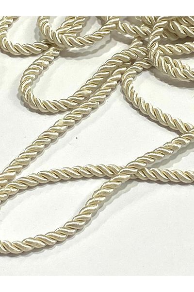 karantuhafiye Flush Cord / 5 mm / 5 Meters / Cream Color