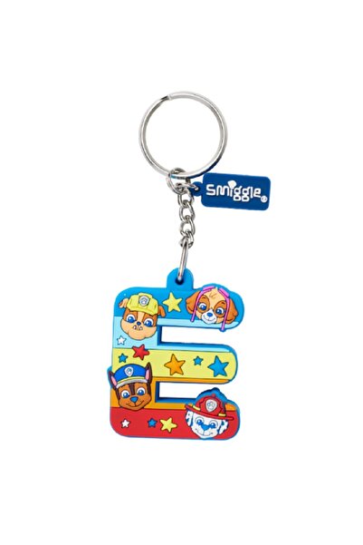 SMIGGLE Paw Patrol Scented Alphabet Keychain - Letter E