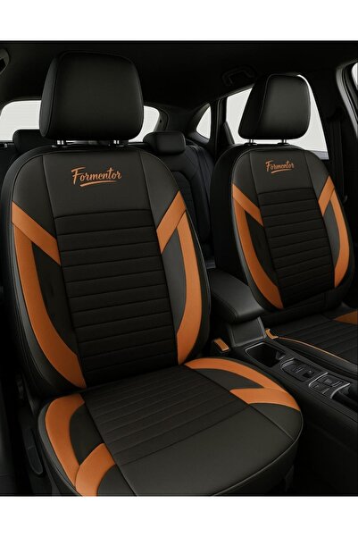 Esin Nove غطاء مقعد سيارة من ريش التايلاندي بلون أسمر متوافق مع ميتسوبيشي كولت