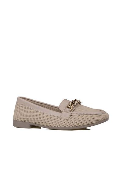 Trend Adımlar Cream Straw Woven Women's Ballerinas