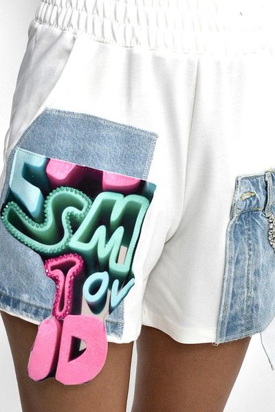 DQMANE Design Stone Shorts Colorful