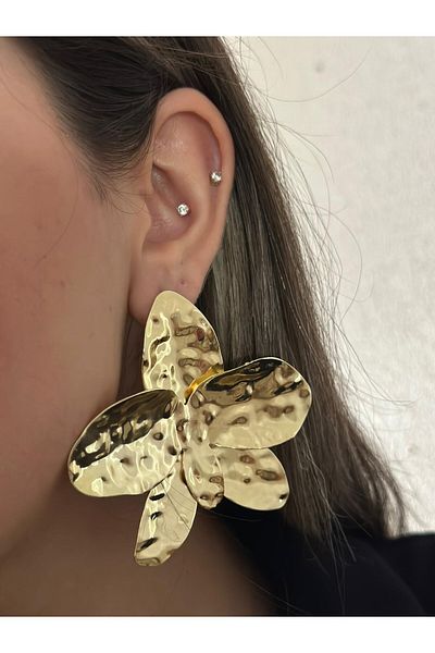 MyladyAccessoriess Tattoo Plate Starfish Earrings