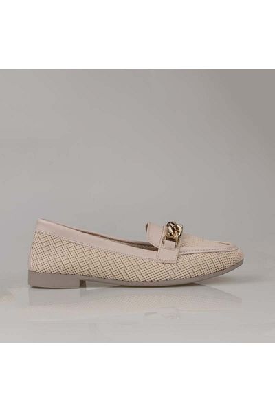 Trend Adımlar Cream Straw Woven Women's Ballerinas