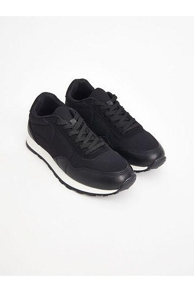 LC Waikiki Lace-up Leather Look Women's Sneakers