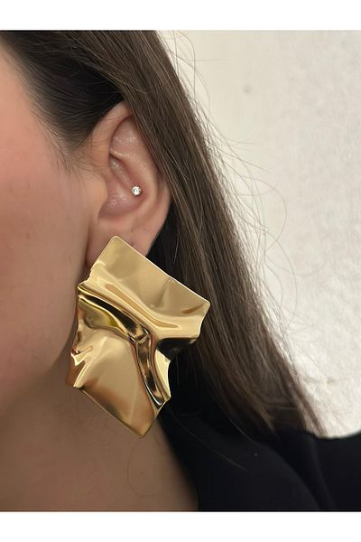 MyladyAccessoriess Premium Earrings with Drawstring Detail