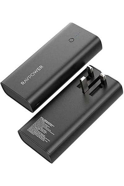 RavPower RP-PB243 10000mAh 3 Ports with a Charger Inside Power Bank Black