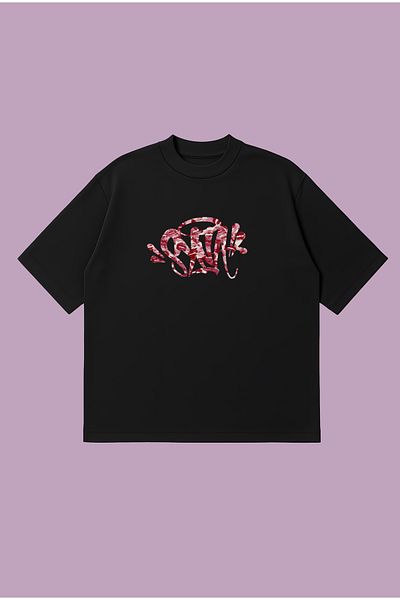 PURE POWER Synaworld Kisses Boxy Fit Oversize Unisex Tshirt – Printed T-Shirt |   Streetwear
