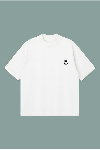 PURE POWER Psycho Bunny Boxy Fit Oversize Unisex Tshirt – Printed T-Shirt |   Streetwear