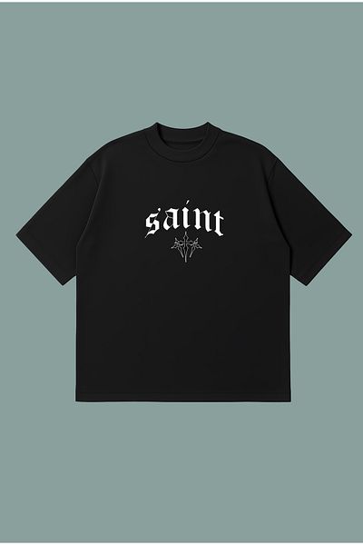 PURE POWER Saint X Chrome Hearts Boxy Fit Oversize Unisex Tshirt – Printed T-Shirt |   Streetwear