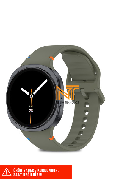 Nezih Case Samsung Galaxy Watch 8 40mm / 44mm / 46mm Classic Uyumlu Silikon K...