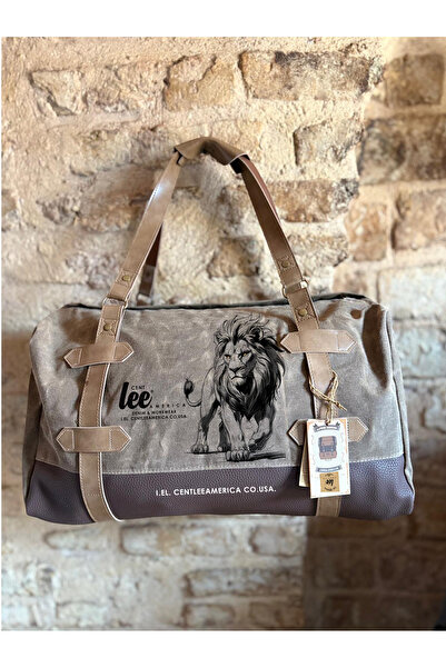 centlee america çanta askılı spor seyahat su geçirmez canvas ve deri Kumaş un...