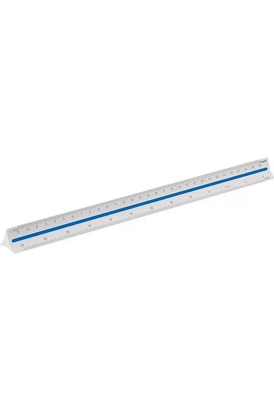 Mu Art Ahşap Office and Stationery 240014 Scale Ruler, 30 cm