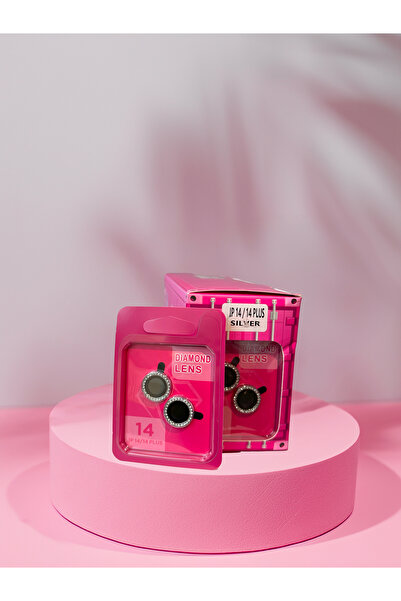 ZLTECH iPhone 14/14Plus Uyumlu Taşlı Kamera Lens Koruyucu