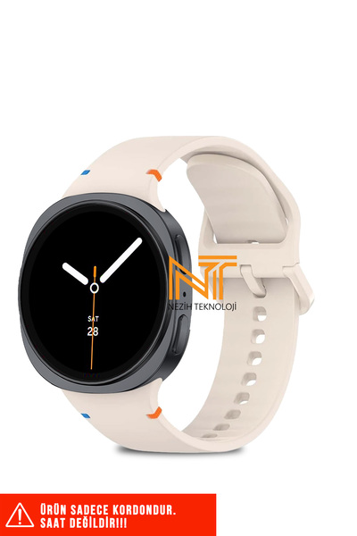 Nezih Case Samsung Galaxy Watch 8 40mm / 44mm / 46mm Classic Uyumlu Silikon K...