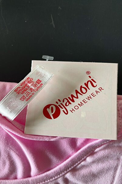 Pijamoni Women's Milan Plus Size Crew Neck Short Sleeve Thin Pajama Set 7665/13- 1 Pcs