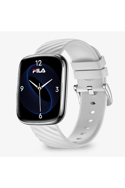 Fila Adult Unisex Smartwatch Watch, White SW/40,