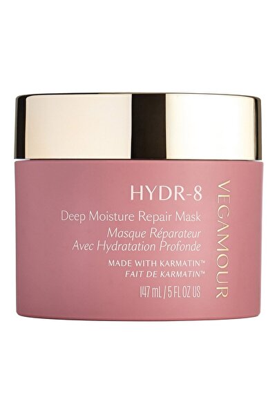 VegAmor قناع فيجامور هيدر-8 لإصلاح الشعر الجاف والتالف بعمق، 147 مل - يُجدد و...