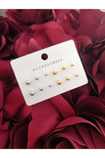 MutluBiDünya 12 Adet Top Küpe Piercing Çok Amaçlı Ürün