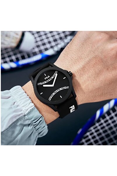 Fila Adult Unisex Analog Watch, Black 38-864-002, 43 mm