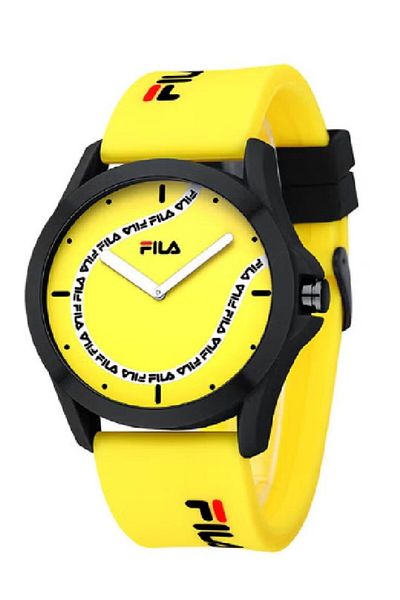 Fila Adult Unisex Analog Watch, Yellow 38-864-105, 43 mm