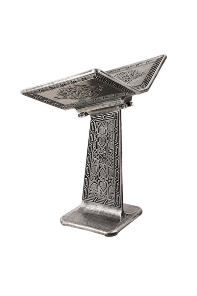 Meva Hediye Rahle Floor Plastic Stand - Ασημί