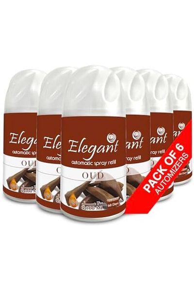 Other Elegant Automatic Spray REFILL – Oud – 300 ML – Pack of 6