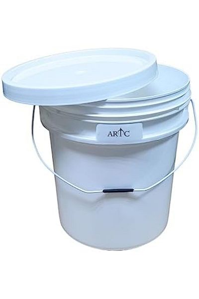 Türkiye All Purpose BPA Free Heavy Duty Plastic Pail Paint Bucket 18 LTR, White