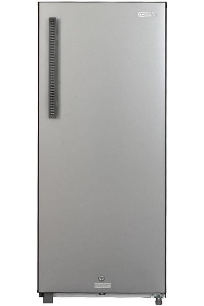 General Supreme ثلاجة باب واحد (6.7 قدم مكعب، 190 لتر)، تبريد ثلجي، فضي، GS191S
