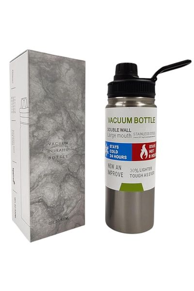 Generic Stainless Steel Hot and Cold Liquid Bottle, Sports Water Bottle