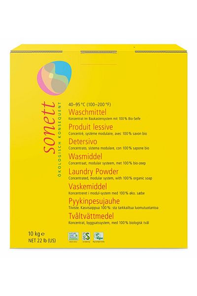 JollyMag Powdered laundry detergent, 10 kg, Sonett
