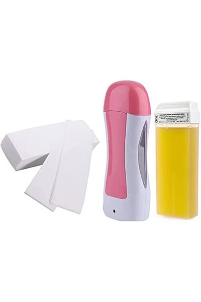Türkiye Single Cartridge Wax Heater Machine Waxing Kit Wax Warmer for Body Hair Removal with 100 Pieces Wax